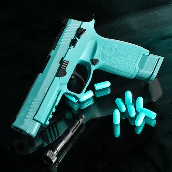 Лазерный снаряд обратной тяги p320, учебная модель пистолета m17 для взрослых мальчиков, игрушечный пистолет для мальчиков в подарок