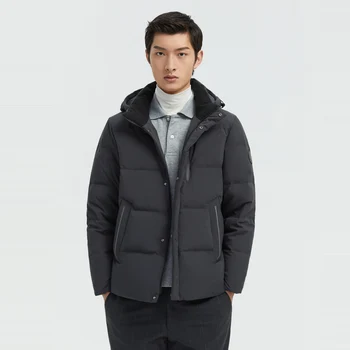 BOSIDENG / лидер продаж, зимняя куртка для мужчин, легкая теплая короткая куртка, повседневная верхняя одежда для мужчин, B00145111F