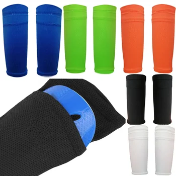 5 Пар защитных щитков для футбольных голеней, Дышащие Накладки для голени, профессиональные рукава для леггинсов, Защитное снаряжение для тренировок по футболу на открытом воздухе