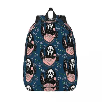 Рюкзак Ghostface Calling Halloween Scream для мужчин и женщин, подростковый школьный деловой рюкзак, сумка через плечо для колледжа, прочный