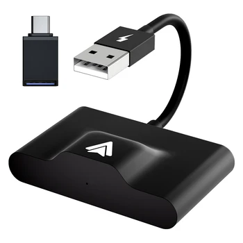 Автомобильный Навигационный USB-адаптер с Двойным WiFi 2,4 ГГц/5 ГГц Беспроводной Carplay Dongle CarPlay Converter Plug для Android 10,0 / Android 6,0