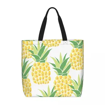 2023 Новая Индивидуальная сумка с фигуркой фрукта Ананаса, удобная сумка для покупок, Трендовая женская одежда для покупок, необходимая для женщин