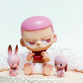 Оригинальная фигурка Popmart KUBO Bunny Tan Skin с кроличьей шляпой Toy Cool Boy Лимитированная художественная коллекция дизайнерского Мяу