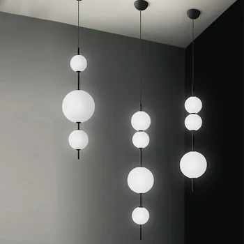 Современная простая светодиодная люстра Подвесные светильники для ресторана Nordic Home Внутреннее освещение Декор Люстры для гостиной