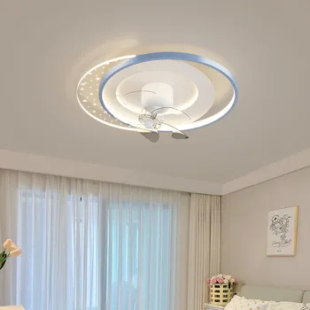 Люстры Nordic Modern LED Потолочный вентилятор Подвесной светильник для спальни, столовой, кабинета, Гостиной, гардеробной, офиса, домашнего светильника