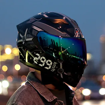 Полнолицевой шлем Casco Moto Capacete Мотоциклетный шлем гоночный kask Casque Moto Полнолицевой шлем для мотокросса, одобренный DOT для скоростного спуска