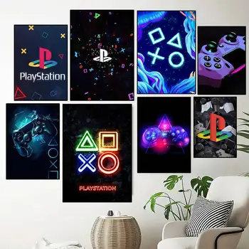 Игровая приставка P-PlayStation P-PS5, принты плакатов, настенная живопись, украшение спальни, гостиной, дома