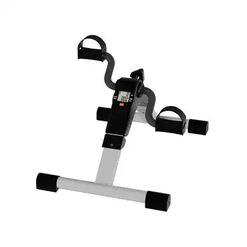 Педальный тренажер для велосипеда под столом с функцией отслеживания калорий и сопротивлением, мини-настольный велосипед