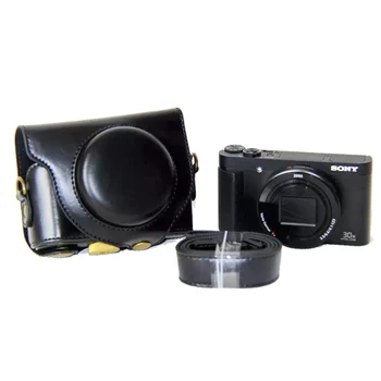 Новый Чехол Для камеры из Искусственной Кожи, Сумка Через плечо, Жесткие Сумки Для Sony HX90V HX90 WX500 DSC-HX90V DSC-HX90 DSC-WX500 Digital