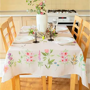 prostokąt wodoodporny obrus wielkanocny kuchnia jadalnia obiad stół weselny okładka Nappe De dekoracje stołu