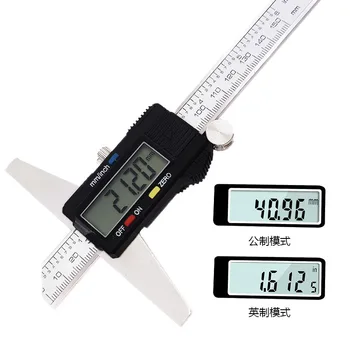 Электронный цифровой дисплей, штангенциркуль глубины 0-150 мм, Высокоточный штангенциркуль, измеряющий Глубину 0,01 мм