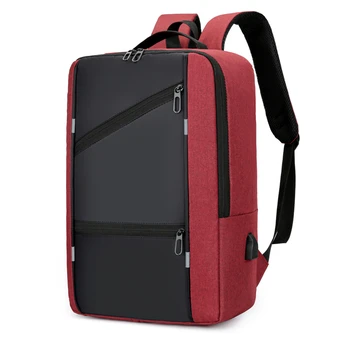 Брендовые рюкзаки с USB-зарядкой для мужчин для путешествий, деловых поездок, противоугонных тонких и прочных ноутбуков, рюкзак для компьютера, сумка для ноутбука