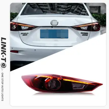 Подключаемый светодиодный задний фонарь подходит для автомобиля Mazda 3 Axela светодиодная панель заднего фонаря 2015-2018 красного цвета