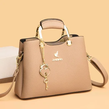 Женская сумка 2023 года, новая сумка в европейской и американской атмосфере моды, роскошная дизайнерская женская сумка из высококачественной кожи через плечо