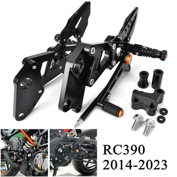 Регулируемая Задняя установка для KTM RC 390 2014 - 2023 2016 2017 2018 2019 2020 2021 2022 Мотоциклетные подножки для ног Задний комплект RC390
