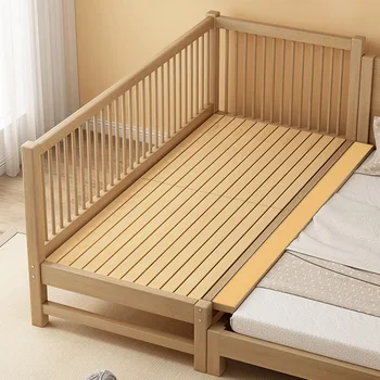 Одноэтажные детские кровати Современного дизайна, многофункциональная деревянная кровать для мальчиков на платформе, Мебель для спальни MQ50C