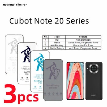 3шт HD Гидрогелевая Пленка Для Cubot Note 20 Pro Матовая Защитная Пленка Для Экрана Cubot Note20 Pro Eye Care Anti Spy Матовая Защитная Пленка