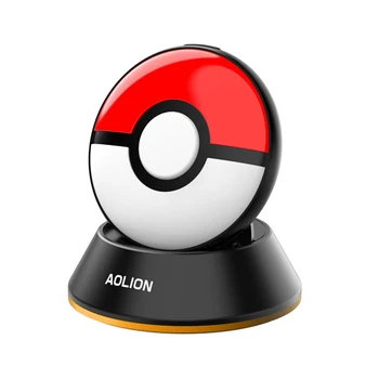 для Pokemon GO Plus + Зарядная база 5V 1A TypeC, Красочный светодиодный магнитный адаптер зарядного устройства RGB для Pokémon GO Plus + Аксессуар