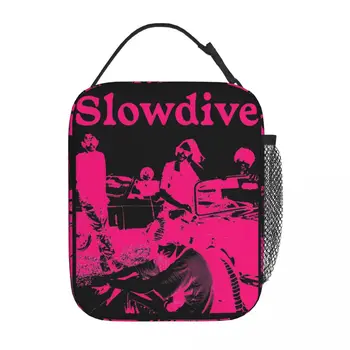 Аксессуары Slowdive Изолированная сумка для ланча, школьный ящик для хранения продуктов, Герметичный всесезонный термоохладитель, ланч-бокс