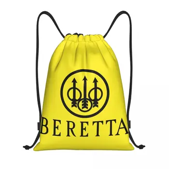 Изготовленная на заказ сумка Beretta Drawstring Bag Для женщин и мужчин, легкий военный пистолет, подарочный рюкзак для хранения в спортивном зале