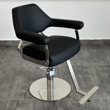 Профессиональные Парикмахерские кресла для макияжа, Вращающиеся Педикюрные Парикмахерские кресла со спинкой, Парикмахер Stuhl Салонная мебель MQ50BC