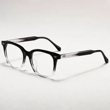 2023 Высококачественная Круглая оправа из ацетата в стиле ретро мужская мода индивидуальность женские очки ручной работы Близорукость Оптические очки