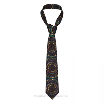 Галстуки с мозаичным принтом Biomandala, ДНК-генетика, Повседневный галстук Унисекс, украшение рубашки, Узкий полосатый Тонкий шейный платок