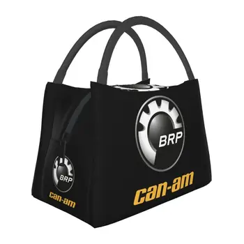 Утепленные сумки для ланча с логотипом BRP ATV Can Am для женщин, Сменный термохолодильник, сумка для ланча на работу и Пикник