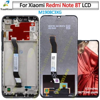 Для Xiaomi Redmi note 8T Дисплей Сенсорная Панель Экран Дигитайзер M1908C3XG В Сборе Запасные Части Для Redmi note8T note 8 t lcd