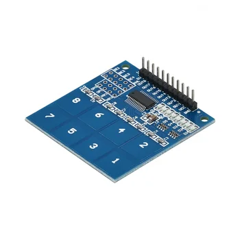 TTP226 8-канальный цифровой емкостный переключатель, модуль сенсорного датчика для arduinoo