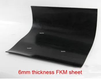 резиновая пластина 6x100x100mm 2pcs FKM