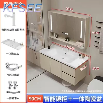 Роскошный шкаф для ванной Kfsee длиной 90 см