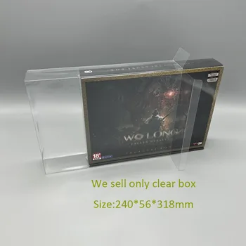 Прозрачная коробка с ПЭТ-крышкой для PS5 Версия для PS4 HK для Wo Long Limited Edition Luxury Edition коробка-дисплей для хранения
