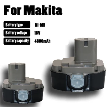 18V 4800mAh Ni-MH Аккумуляторная Батарея PA12 PA14 PA09 PA18 Подходит Для Makita 9100 1220 1420 1435 6270D 6280D