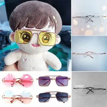 8 стилей Мини-плюшевая кукла для 1/31/4 BJD Плюшевая кукла, очки для кукол 20 ~ 25 см, очки для кукол, одежда, милая цветочная оправа
