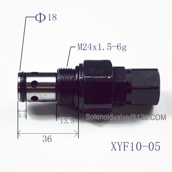 XYF10-05 Гидравлический вставной клапан с резьбой, Перепускной клапан, клапан регулирования давления для альпинистских транспортных средств