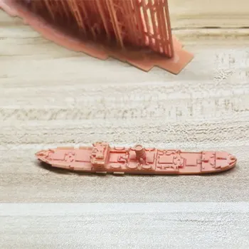 Французский линкор Буве из смолы в масштабе 1/700 Миниатюрные диорамы военного корабля Собирают игрушки-модели военных кораблей