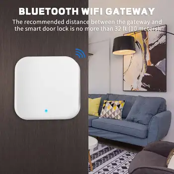 Шлюз Bluetooth Wifi Пароль от отпечатка пальца Умный электронный дверной замок Home Bridge Ttlock Концентратор шлюза управления приложением