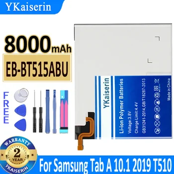 YKaiserin для SAMSUNG Сменный аккумулятор EB-BT515ABU Для Samsung Galaxy Tab A T510 Tablet Battery 8000mAh + Бесплатные Инструменты