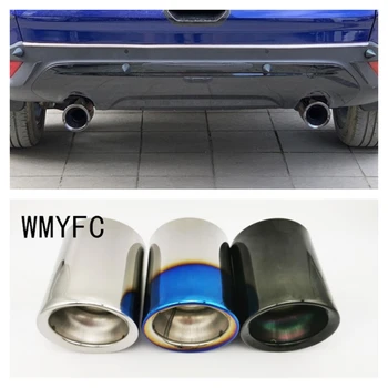 2шт 304 Наконечника выхлопной трубы из нержавеющей стали для Ford Kuga 2013-2019 для стайлинга экстерьера автомобиля