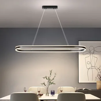 2023 НОВЫЙ обеденный стол, светодиодная подвесная лампа в минималистичном стиле для кухни, столовой, люстры, домашнего декора, подвесного светильника для бара