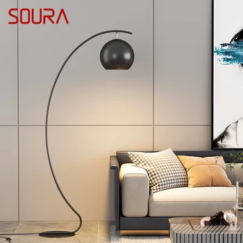 Торшер SOURA Nordic Yellow в рыбацком стиле, современная семейная гостиная, диван для спальни, креативный светодиодный декоративный светильник