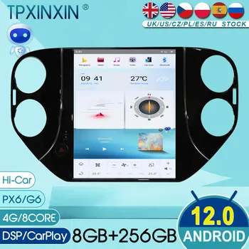 для VOLKSWAGEN Tiguan 2010-2016 аудио 2 din android ресивер автомобильный мультимедийный DVD плеер в стиле tesla GPS навигация