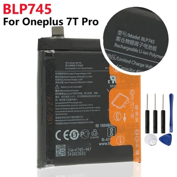 BLP745 4010mAh Оригинальный Аккумулятор Для Телефона Oneplus 7T Pro One Plus 7T PRO Аккумуляторы для Мобильных Телефонов OnePlus Большой Емкости Бесплатные Инструменты