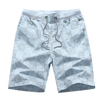 2023 Мужские летние Новые повседневные пляжные брюки Прохладные Легкие Дышащие Универсальные шорты-карго с решеткой Баскетбольная уличная одежда
