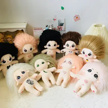 20 см Кукла Kawaii IDol, аниме Плюшевые куклы-звезды, Мягкие Фигурки на заказ, Хлопковые Детские Плюшевые игрушки, Коллекция игрушек для фанатов, Подарок