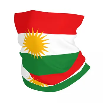 Курдистан, Бандана с курдским флагом, шейный платок с принтом, шарф, теплая повязка на голову, для бега, Унисекс, для взрослых, весь сезон