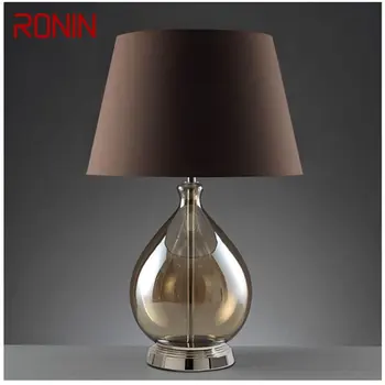 Настольная лампа RONIN Postmodern Black Creative LED Декоративное настольное освещение для дома у кровати
