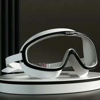 Противотуманные плавательные очки с эффективной водонепроницаемостью, лыжные очки с мягкой накладкой, простые плавательные очки, снаряжение для водных видов спорта, модно