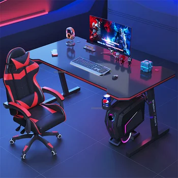 Современные настольные компьютерные столы из углеродного волокна, столы для киберспортивных игр, Домашний офисный стол, домашняя спальня, студенческий рабочий стол Z